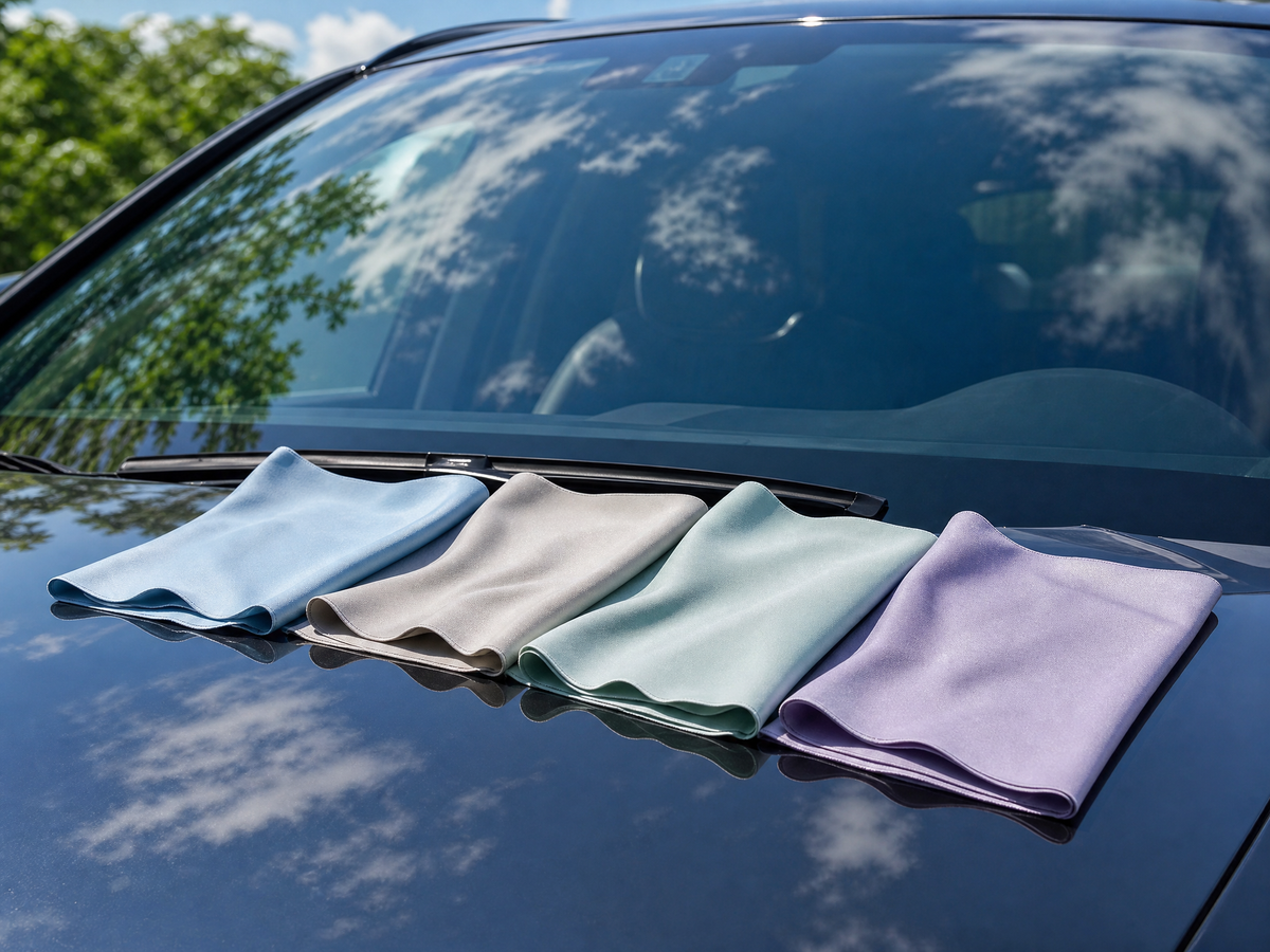 Car Glass Cleaning Cloth
